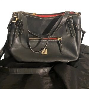 Dooney and Bourke large black leather shoulder bag